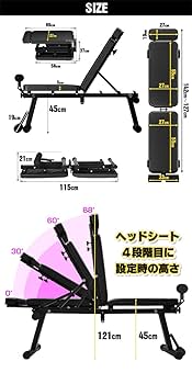 Amazon.co.jp: WASAI(ワサイ) トレーニングベンチ フラット